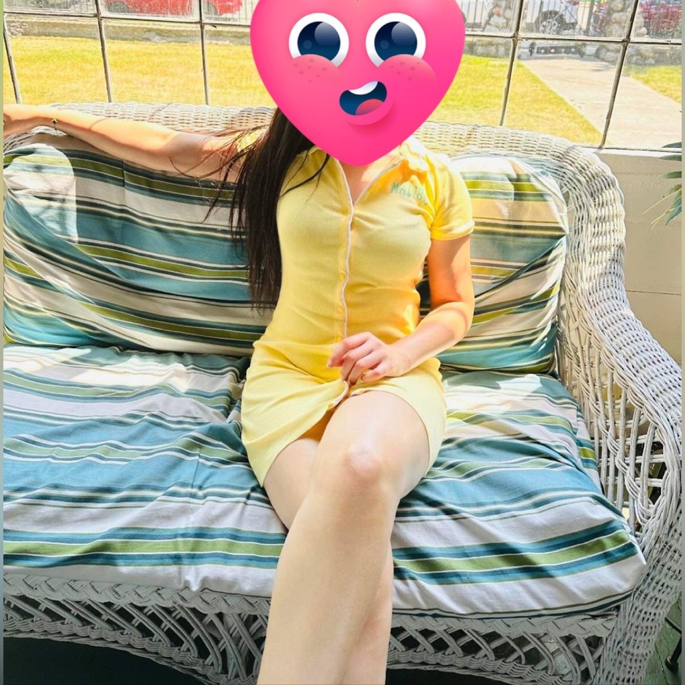 Little yellow dress. Size: S